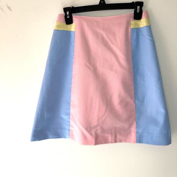 Doral Country Club By Quantum Skirt Womens Size Small S Pastel Colorblock Blue - Picture 7 of 9